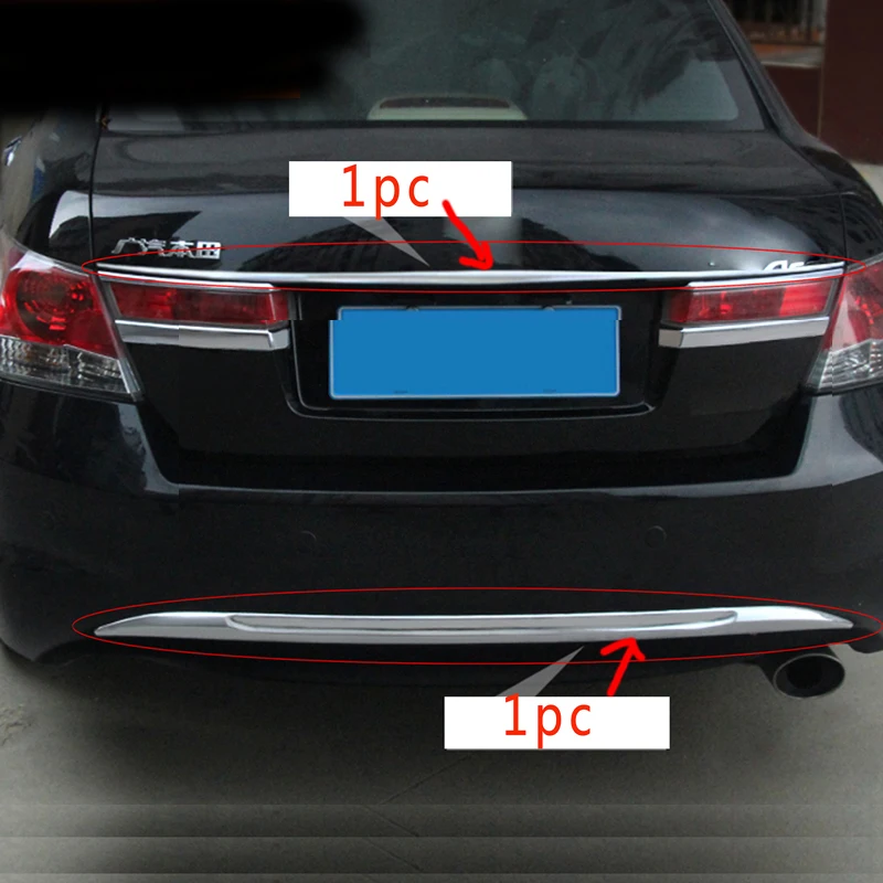 1 шт. декоративная отделка для заднего бампера Honda Accord 2008-2012 | Автомобили и