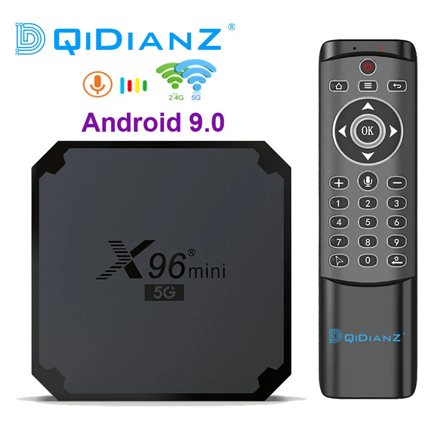 Новый X96 мини 5G Amlogic S905W4 Android 9 0 ТВ приставка четырехъядерный 2 Гб RAM 16 ROM 4K смарт
