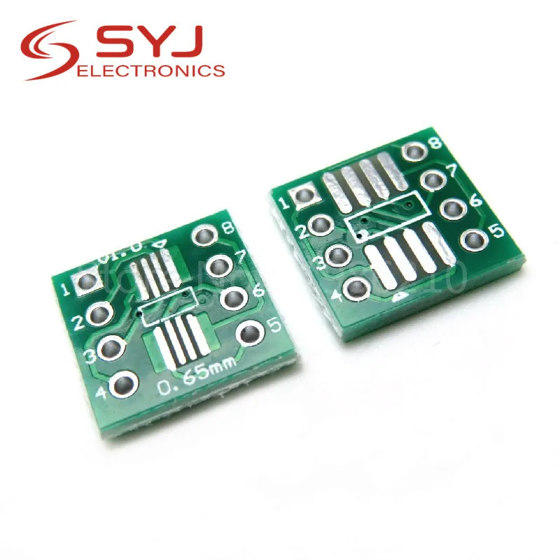 20 шт./лот TSSOP8 SSOP8 SOP8 для DIP8 PCB лапками углублением SOP 8 СОП передаточная плата