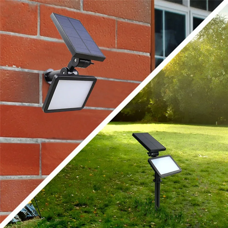 

SZYOUMY 30 Pieces Solar Lawn Light Outdoor Solar Power 48 LEDs Wall Spotlight Garden Street Lamp Landscape Spot Lights