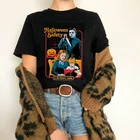 Мужская летняя футболка Starqueen-JBH, Майкл Майерс, путеводитель по сестре на Хэллоуин