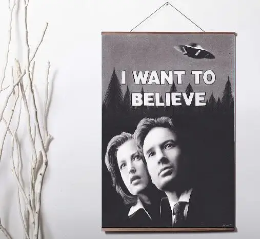 Стиль лота на выбор я хочу верить художественная печать холсте X файлы плакат