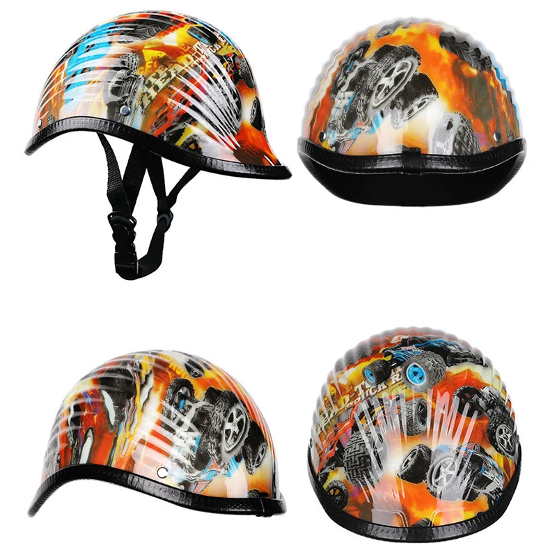 Мотоциклетный шлем с открытым лицом в стиле ретро для езды на мотоцикле Kawasaki Z800