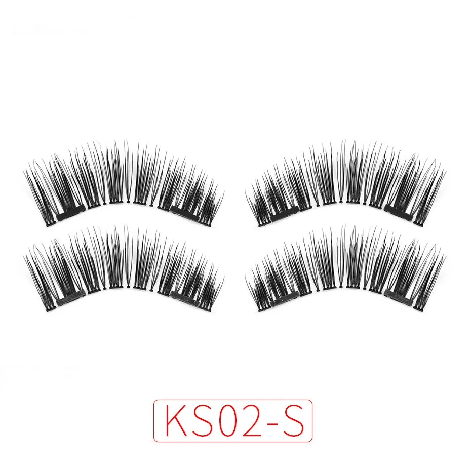 Genailish Горячие 3D двойной Магнитный Магнит для ресниц Накладные ресницы полная