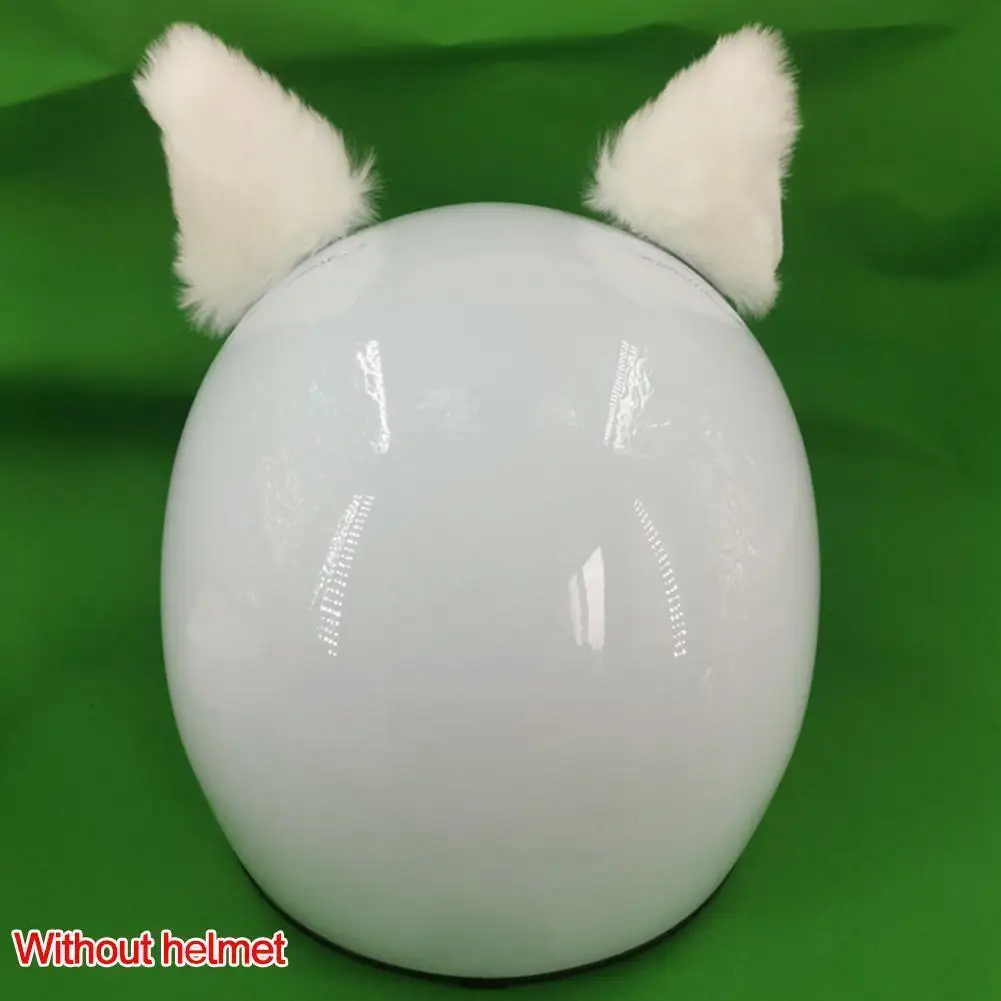 

Orecchiette 3D Plush Fox Helmet Motorcycle Accessories Electric Car S8B6