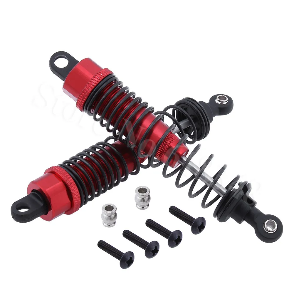 2PCS Oil Filled Alum Rear Front Shock Absorber Assembled For RC 1:10 Himoto E10XB E10XBL Tanto Off Road Buggy Accessories 33006 | Игрушки и