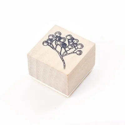 Berry 1 шт. The story in the Wood log резиновая печать милые животные Штампы деревянные прозрачные штампы для скрапбукинга Фотоальбом украшения DIY - Цвет: Berry