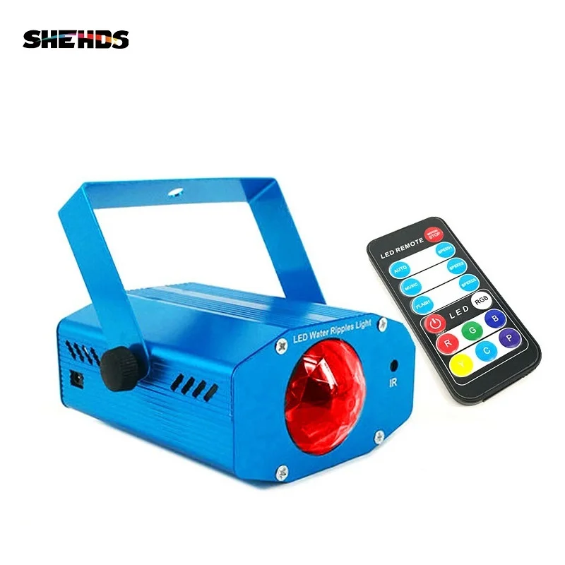 SHEHDS 9 Вт RGB светодиодный водная рябь светильник с пультом дистанционного