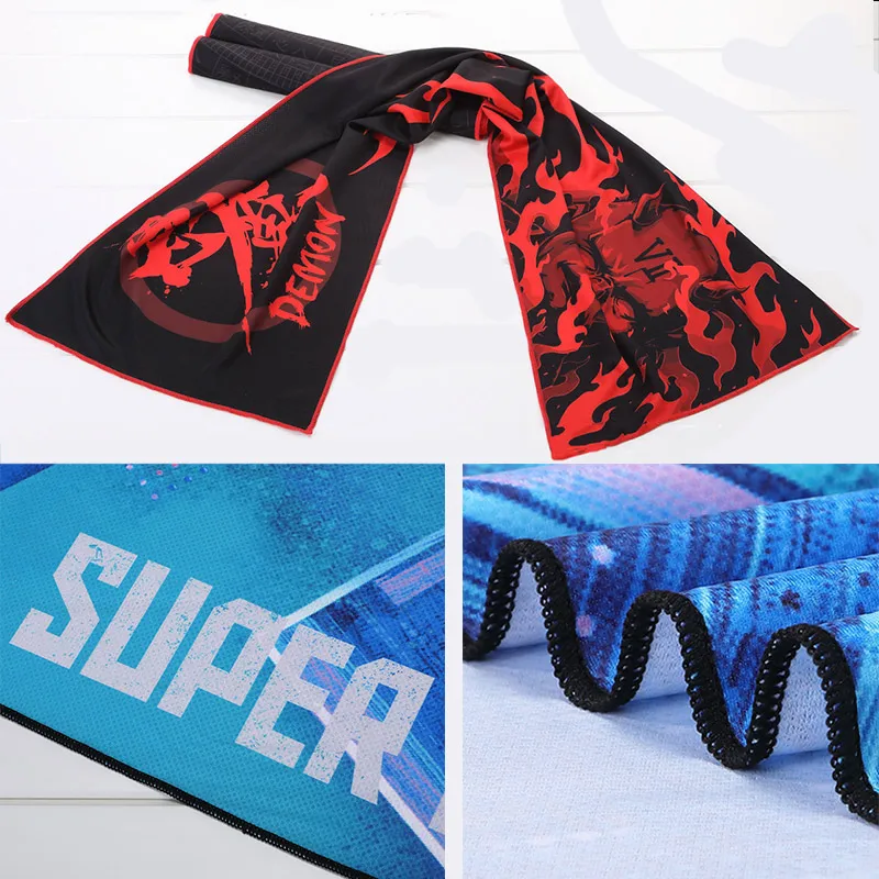 Прохладное полотенце с принтом хип хоп уличные танцевальные банки