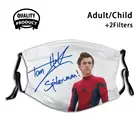 Лицевая маска Tom Holland, моющаяся маска с фильтром, Лидер продаж, летние маски для лица Tom Holland Actor Hollywood