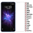 Защитное стекло 9D для Meizu C9 Pro, M8 Lite, M6S, M6T, M6, Note 8, 9, 16, 16S, 16XS, 16T