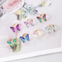 7 colors gradient butterfly ring ladies party gift