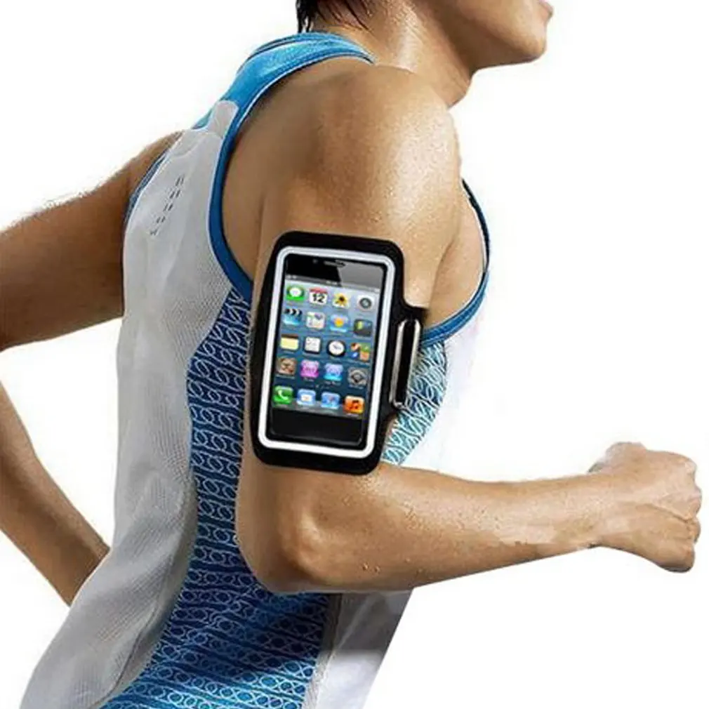 

Running Phone Armband Case Water Resistant Sports Gym Workout Card Holder Arm Band With Adjustable Band For IPhone 6/6S