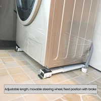 universal washing machine stand adjustable refrigerator raised base mobile roller 24 wheel movable washing machine dryer holder