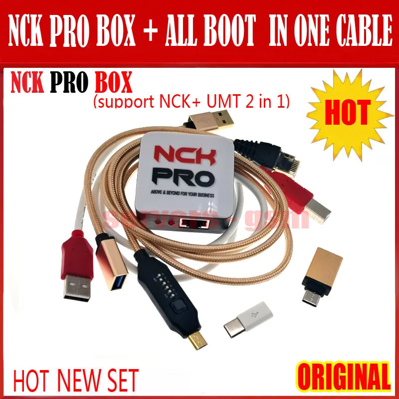 2020 новейшая версия оригинальная NCK Pro Box/NCK 2 box (поддержка + UMT в 1)+ кабель все одном |
