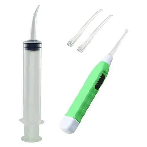 

Kids LED Light Ear Remover Fast Clean Safe Painless Cleaner + Irrigation Syringes