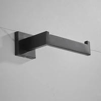black toilet paper holder bathroom tissue rack storage shelf bathroom accessories square