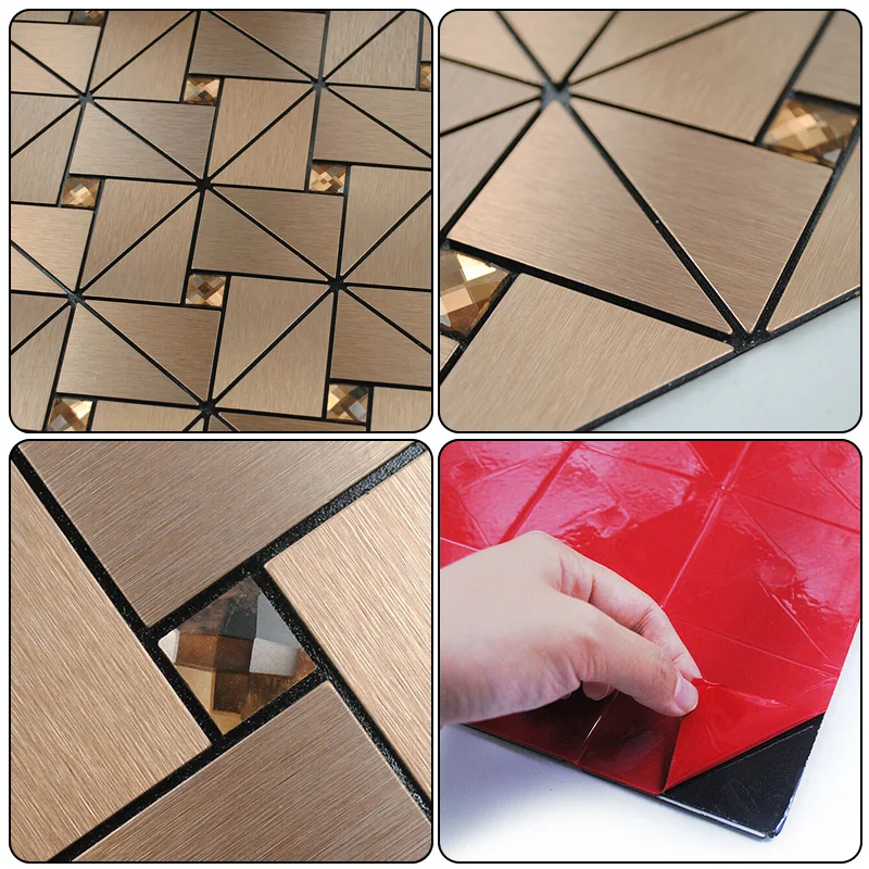 

3D наклейки на стену, мозаичная палочка для плитки, Backsplash, для кухни, ванной, раковины, гостиной, домашний фон, декор KTV, настенные наклейки