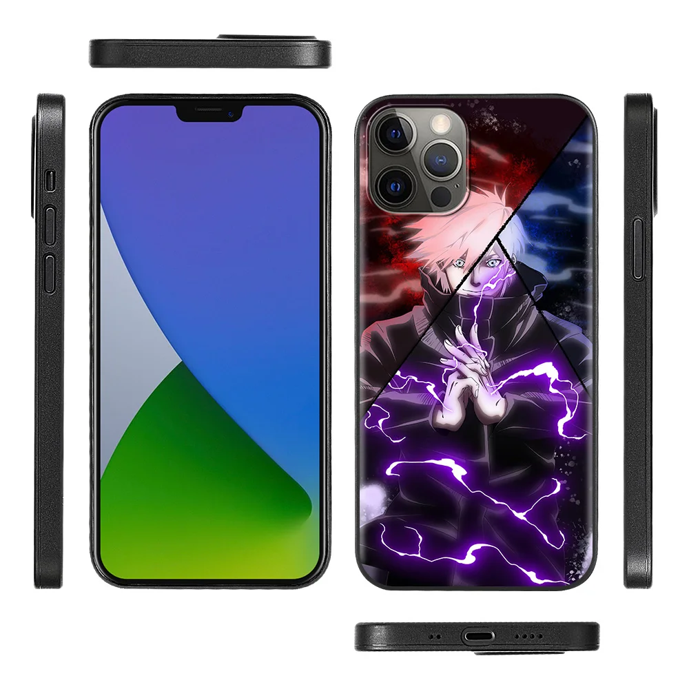 

gojo satoru Phone Case For iPhone 12 Mini 11 Pro XS Max X XR 7 8 Plus SE 2020