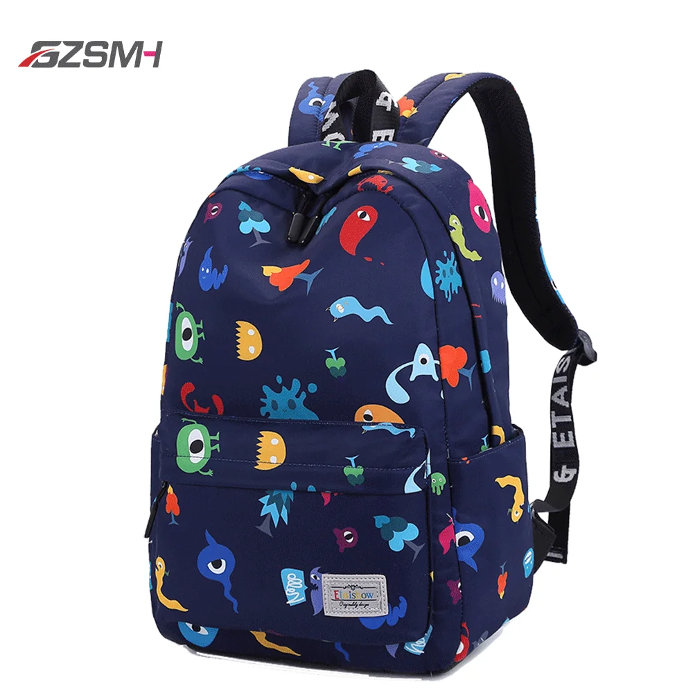 

Children Backpacks Large Blue Big School Bags Black Waterproof University Backbag Woman Girls Bookbags Medium School Backpack