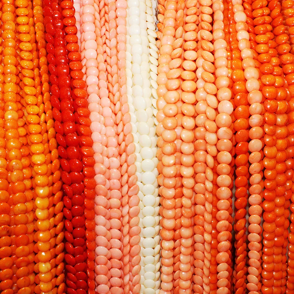 

Круглый коралловый свободный бисер «сделай сам» для изготовления ювелирных изделий, колье или браслеты