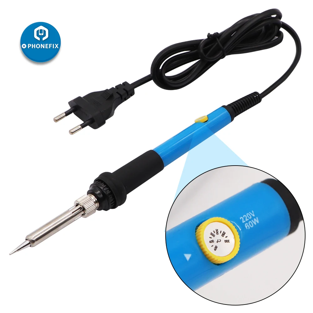 Электрический мини паяльник с регулируемой температурой паяльная станция
