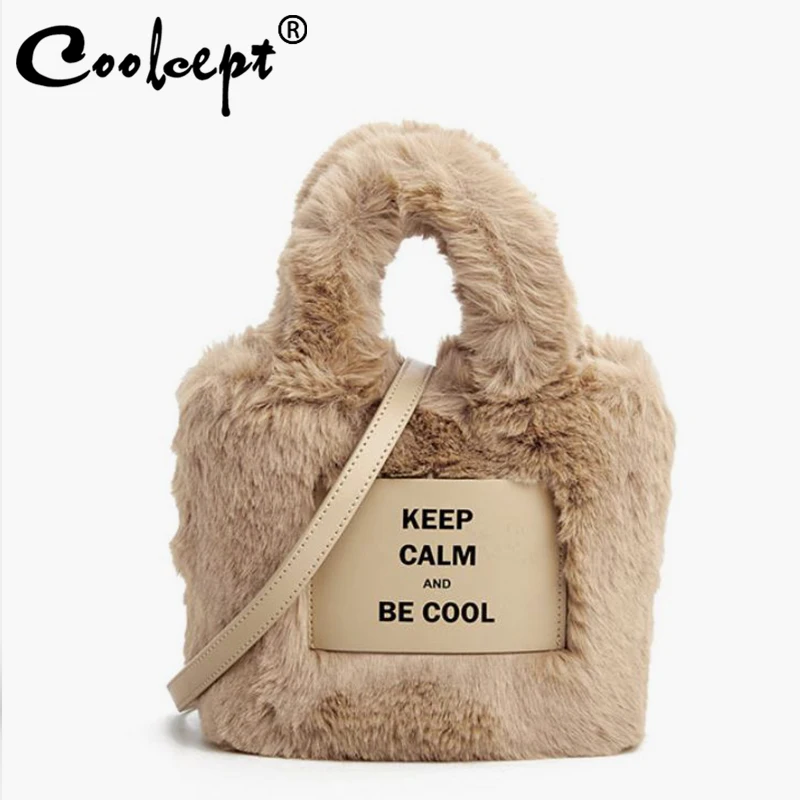 

Женская мини-сумка Coolcept, Вельветовая зимняя сумка через плечо для женщин, модная Высококачественная женская сумка через плечо