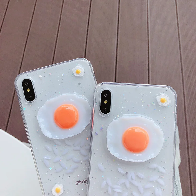 Tfshining INS корейский чехол для телефона iphone 11 pro max Xr Xs Max X 6 6s 7 8plus милый 3D прозрачный