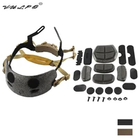 vulpo ach occ dial liner kit adjustable helmet system full set helmet inner suspension system strap fast mich helmet accessories