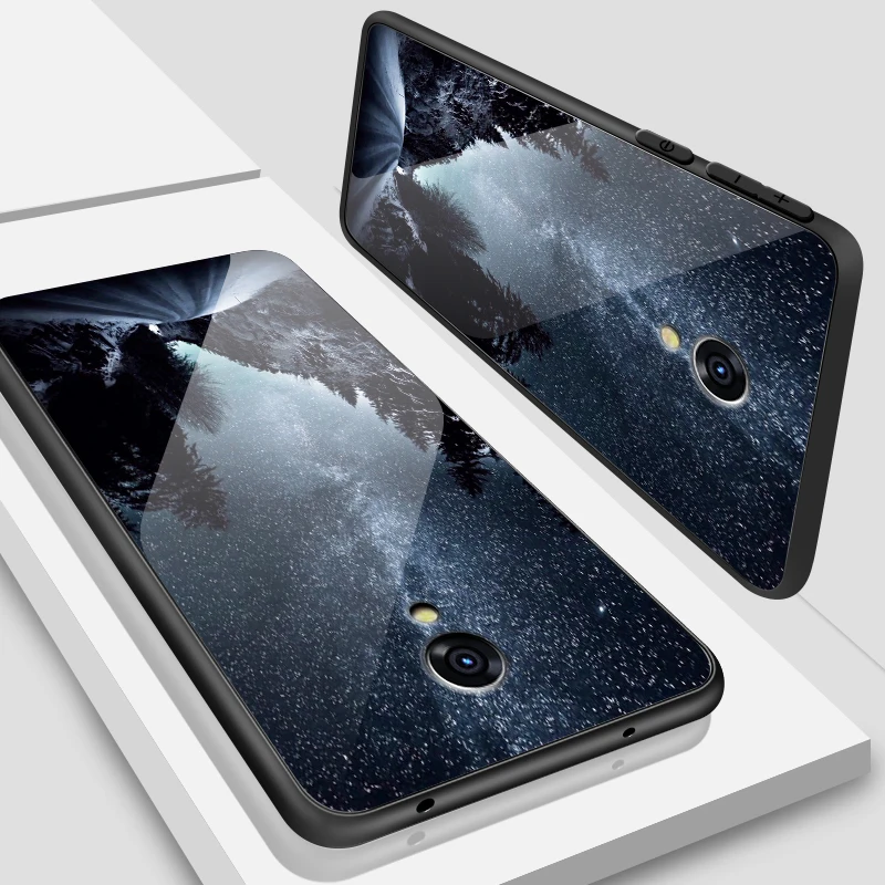 H148 Для iPhone SE 5s 6 6S 7 8 Plus XR XS макс. закаленное стекло чехол антидетонационный задняя чехол для Meizu M5 M8 M6 M9 Note 16th Plus - Цвет: H148