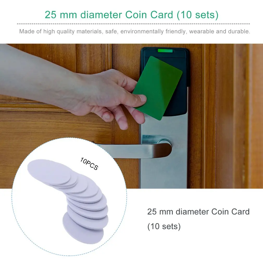 Ярлыки наклейки для телефона доступные клейкие этикетки Rfid карта монет 25 мм ПВХ