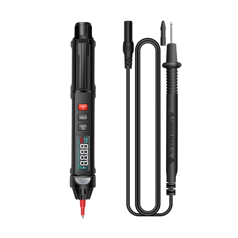 

A3008 Professional LCD Digital Multimeter Pen Type Intelligent 6000 Counts Non Contact AC/DC Voltage Resistance Diode Handheld