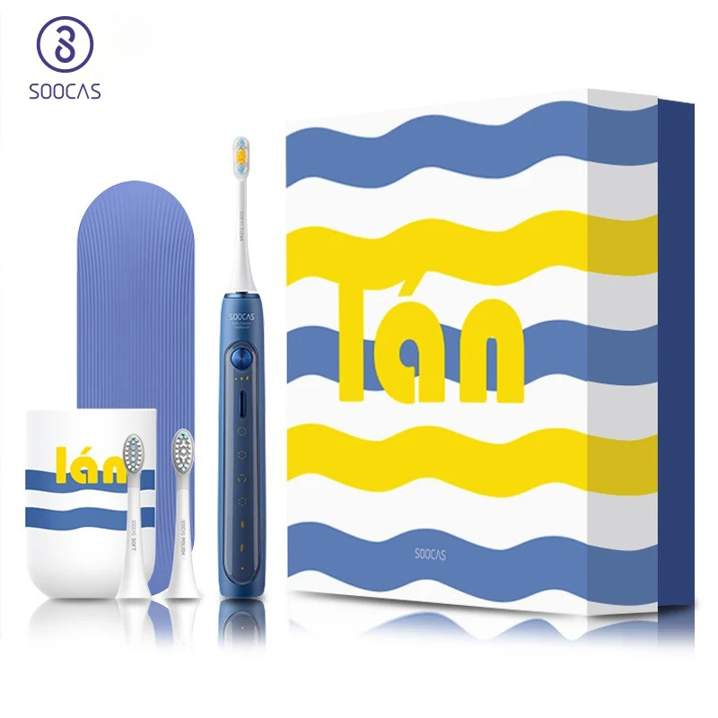 

Soocas X5 Electric Toothbrush Sonic Rechargeable Smart Control Automatic Toothbrush Brush with Travel Box Gifts