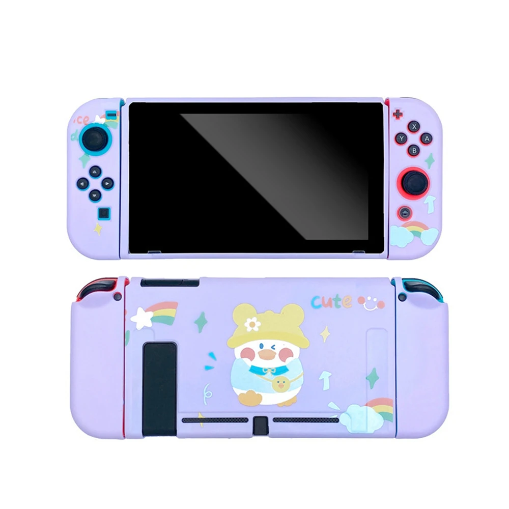 

Cartoon Hat Duck Switch Protective Shell for Nintendo Switch Soft TPU Shell Cover NS Portable Game Console Case Box Accessories