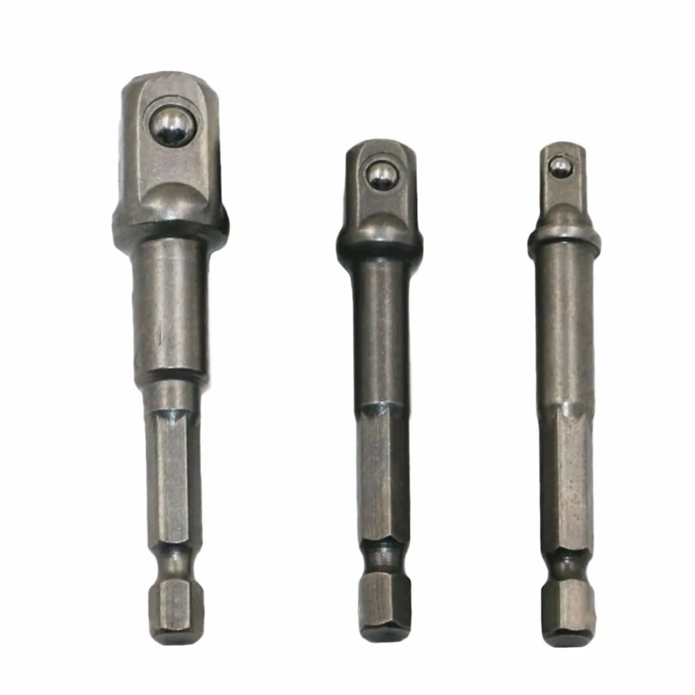 3 шт./компл. 1/4 &quot3/8&quot 1/2 &quotшестигранный Мощность дрель разъем ведущего колеса