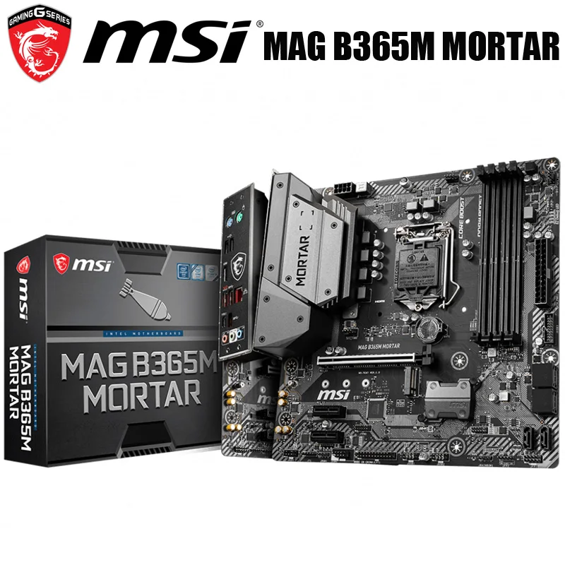 Новая материнская плата MSI MAG B365M 8 го 9го поколения Core i7/i5/i3 LGA 1151 64GB DDR4 B365 11511