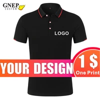 gnep fashion men women polo custom logo casual shirt design personalize logo company team high end custom print embroidery brand