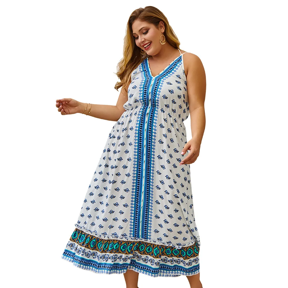 WHZHM женское платье без рукавов на тонких бретелях с глубоким v-образным вырезом