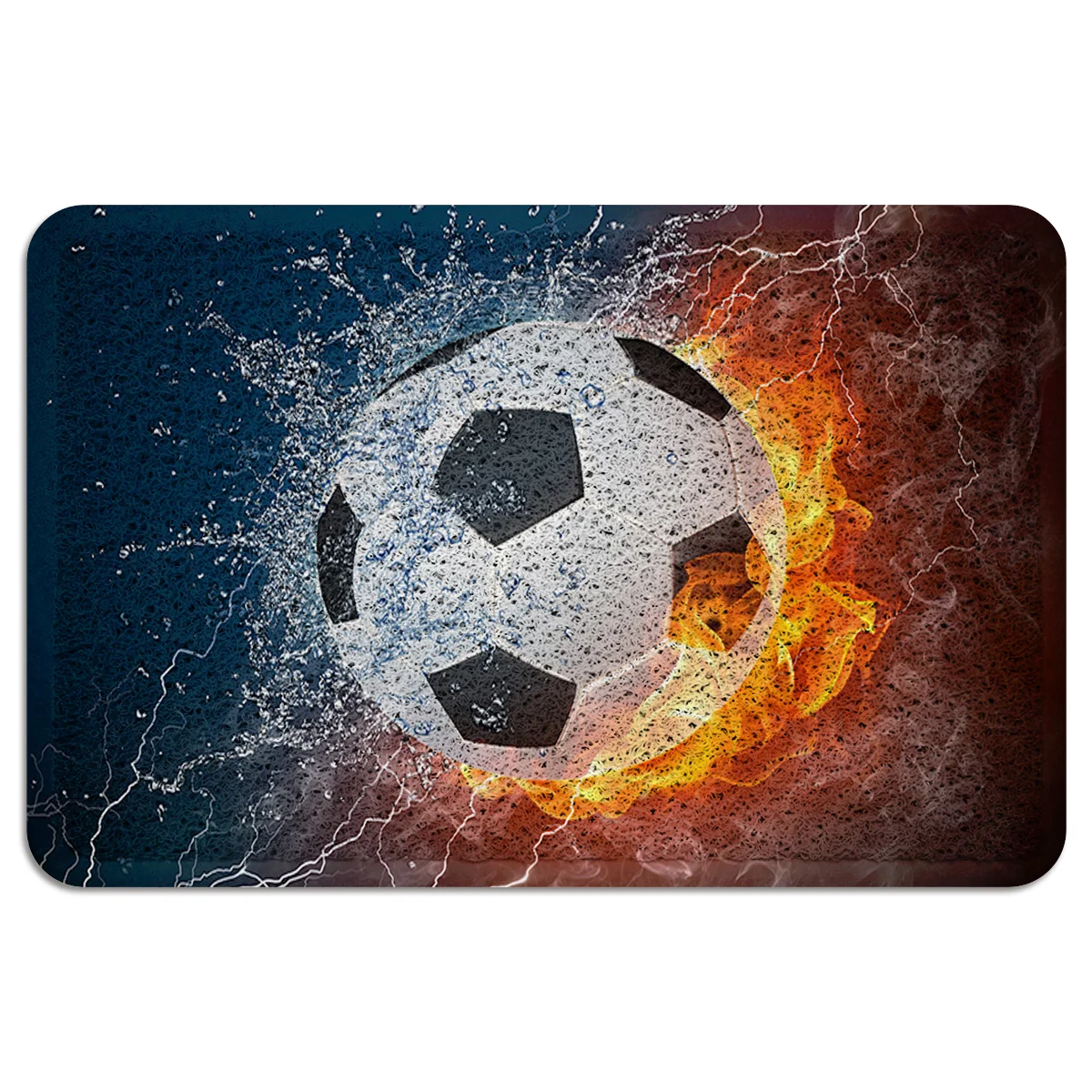 Футбольная игра коврик подушка ПВХ нескользящая подложка передние входные