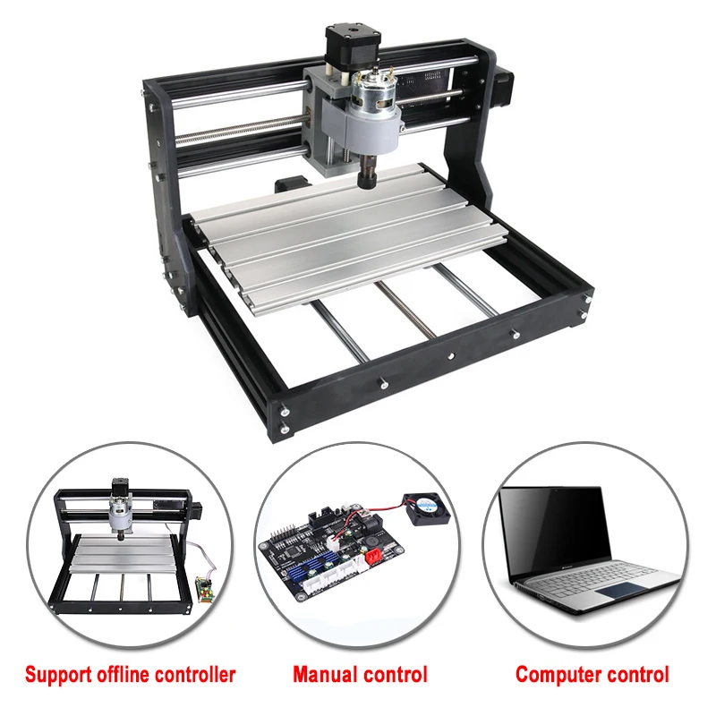CNC 3018 PRO DIY мини-станок с ЧПУ с автономным управлением ler GRBL управлением, 3 оси Pcb фрезерный станок, деревянный маршрутизатор лазерная гравировка