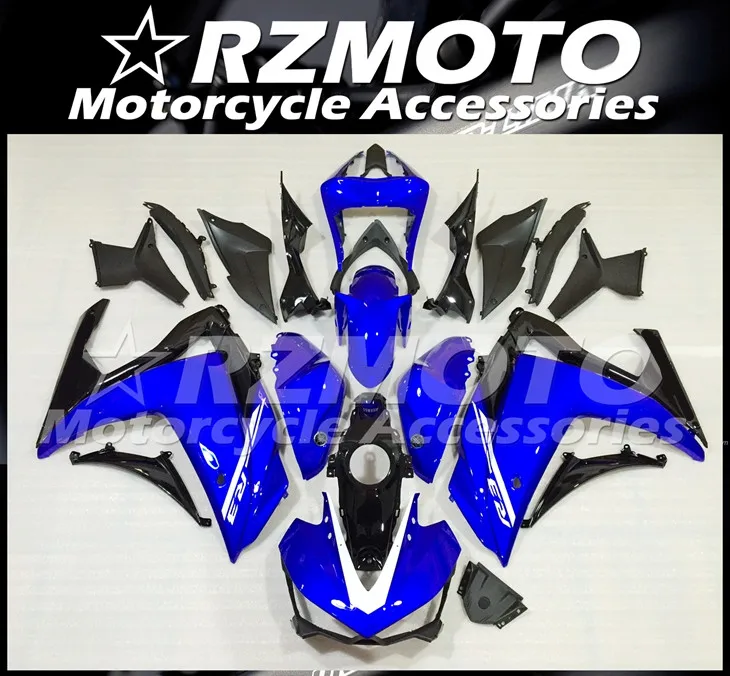 

New ABS Motorcycle Complete Fairings kit Fit for YAMAHA YZF R3 R25 2015 2016 2017 15 16 17 Bodywork set Custom Free blue glossy
