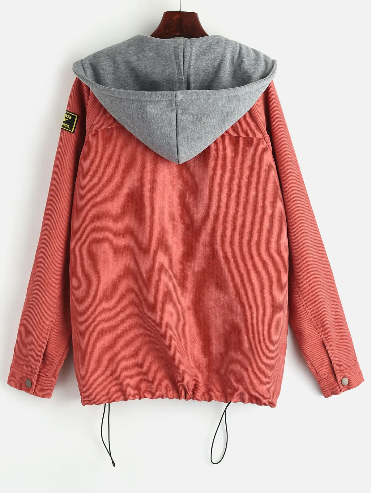 ZAFUL флисовая и Вельветовая куртка двойка зимняя верхняя одежда пальто куртки с