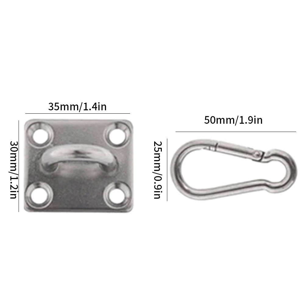 

Hangmat Haken Plafond Muurbevestiging Haak Zware Anker Haken Voor Opknoping Yoga Swing Hangmat Boksen Punch Bag Zilver 2 stuks