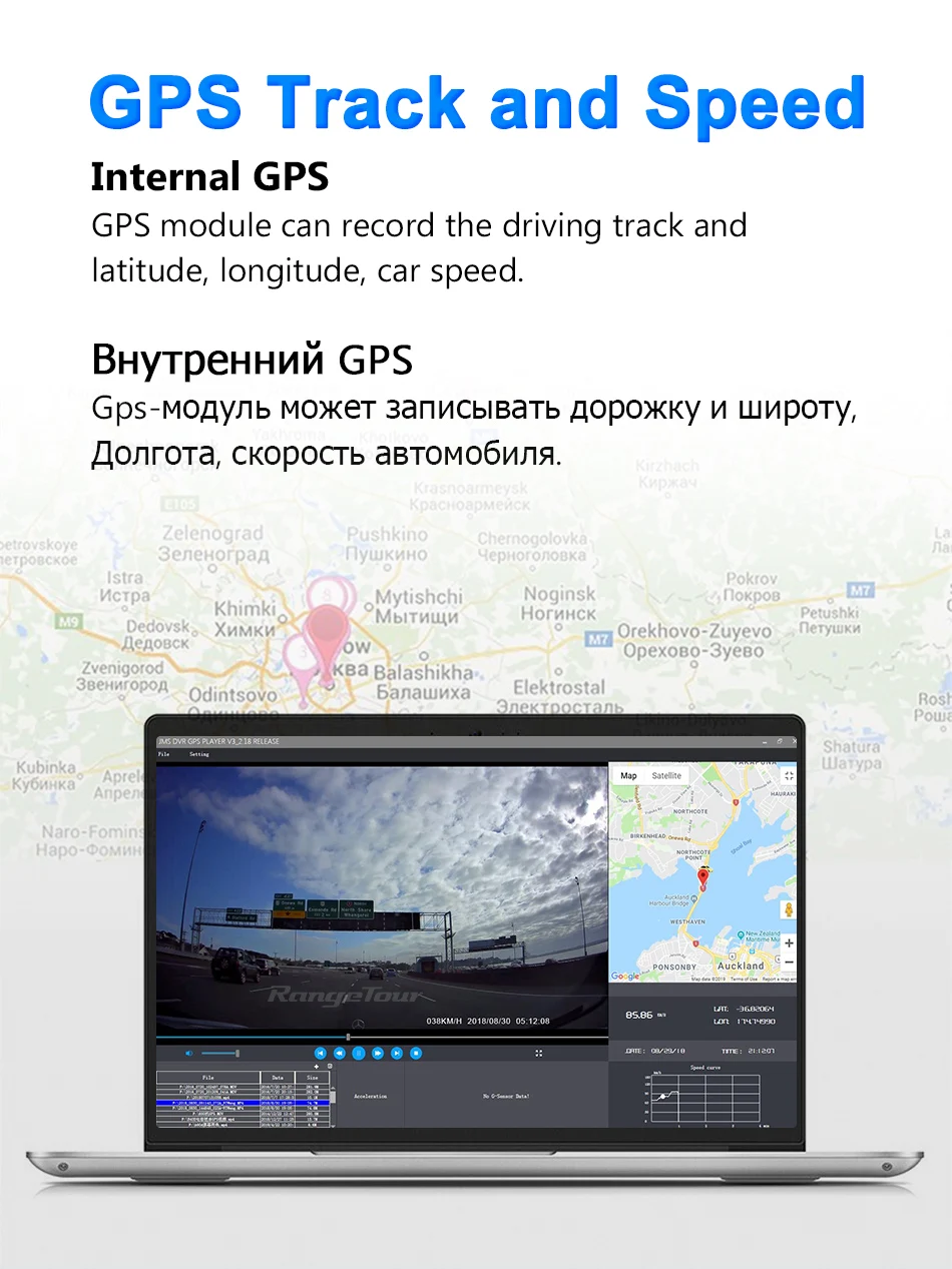 Автомобильный видеорегистратор 4K 2160P gps WiFi ADAS Dash Cam с двумя объективами 1080P+ 1080P автомобильная камера