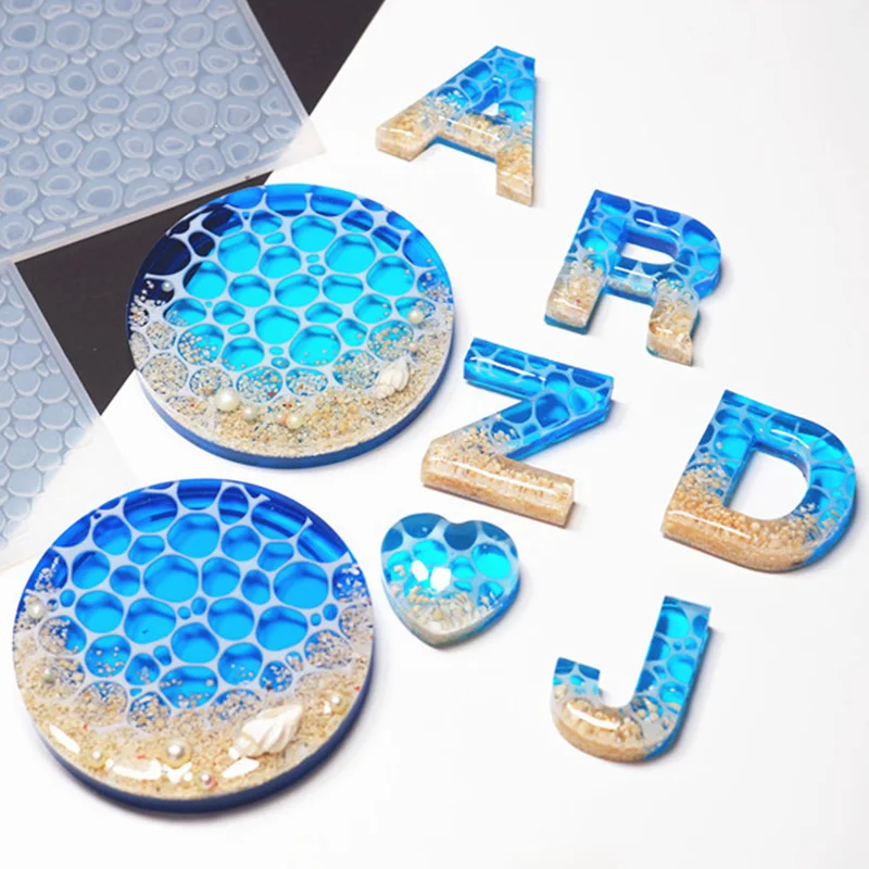 DIY ручной работы плесень УФ смола эпоксидная силиконовый клей водные линии