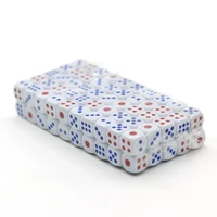 100pcslot dice set high quality solid acrylic 6 sided dice for clubpartyfamily games 12mm x12mm