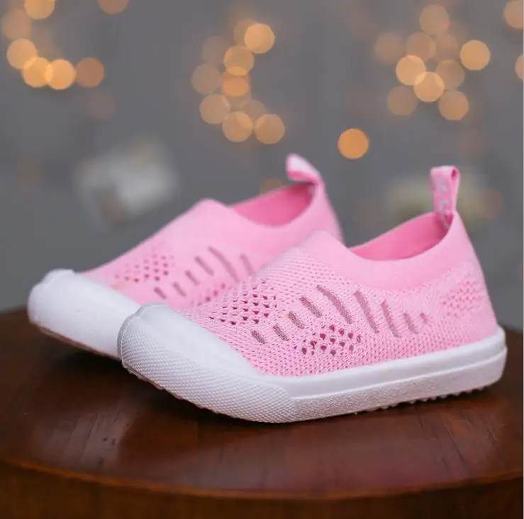 Very good Pure color knitted socks and shoes for children breathable baby elastic cover children's net | Детская одежда и