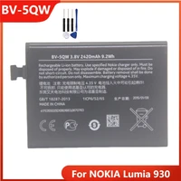 original bv 5qw phone battery for nokia lumia 930 bv 5qw replacement rechargable batteries 2420mah