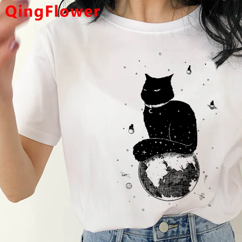 

Cat Funny t-shirt tshirt women kawaii streetwear aesthetic harajuku tumblr clothes t-shirt ulzzang