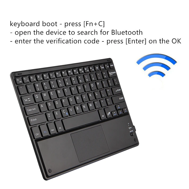 Bluetooth-совместимая клавиатура для Android Windows беспроводная планшетов и ноутбуков с